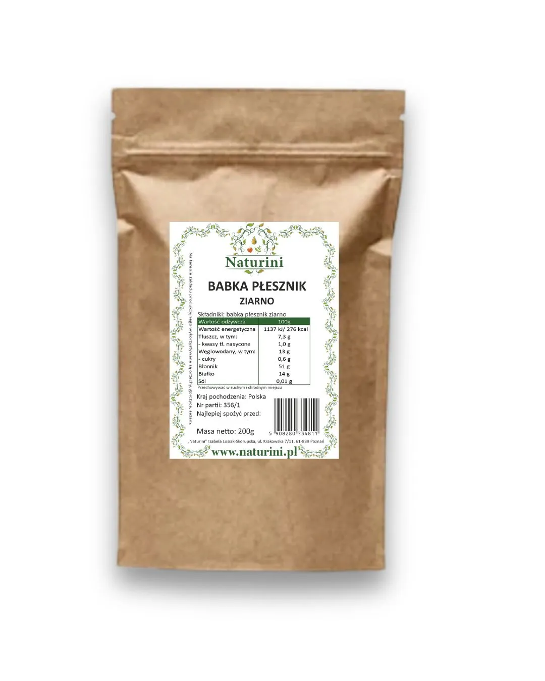 babka płesznik doypack Naturini